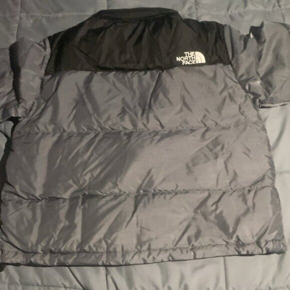 The North Face 1996 Retro Nuptse 700 Down Dark Gray / Black Men’s Large Puffer - Picture 3 of 4